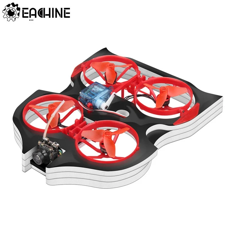 

Eachine Vwhoop90 48CH PH2.0 BrushlessTiny WhoopTiny Whoov 2-in-1 FPV Racing Drone with Crazybee F3 700TVL Cam For KidsToys