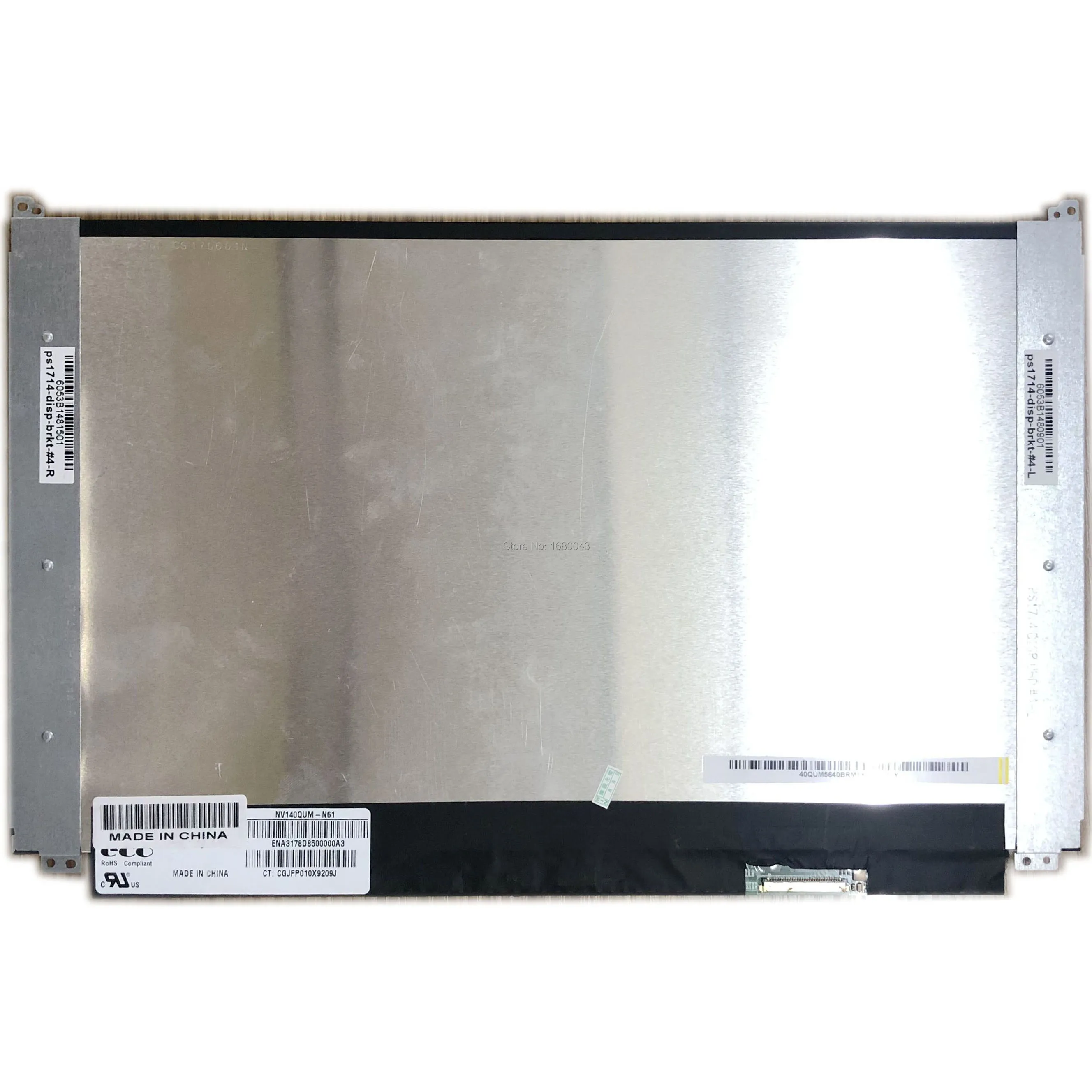

NV140QUM-N61 14"LED LCD Screen For 40 pins EDP 3840x2160 Matte 71% NTSC Display