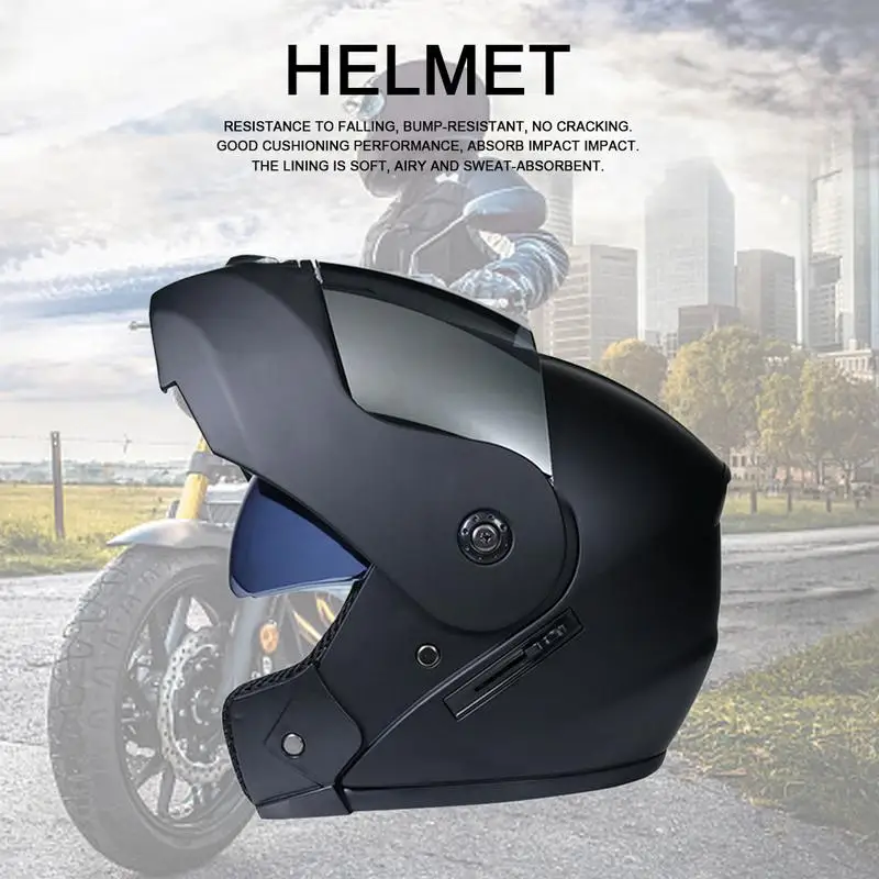 

2019 New Flip Up Racing Modular Helmet Lens Double Motorcycle Helmet Full Face Helmets Safety Helmet Casque Motorcycle Bike