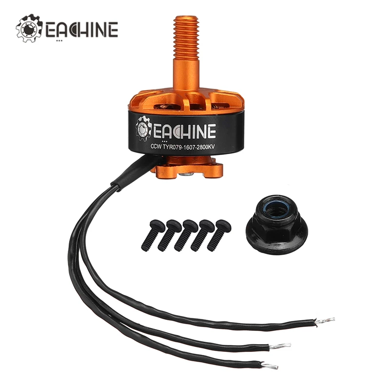 Eachine Tyro79 3 дюймовый DIY версия 1607 2800KV 2 4S бесщеточный двигатель FPV гоночный