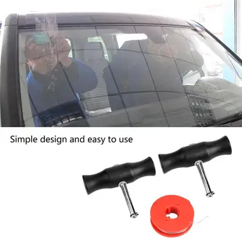 

Car Auto Windshield Removal Tool Windscreen Window Glass Cutting Wire & Handles Car Accessories Windshield Removal Tool New