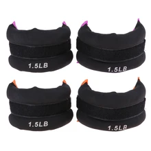 Регулируемые носимые наручные и лодыжки веса Йога, танец, бег, Барре, Пилатес мешки с песком для тренировок для руки и ноги