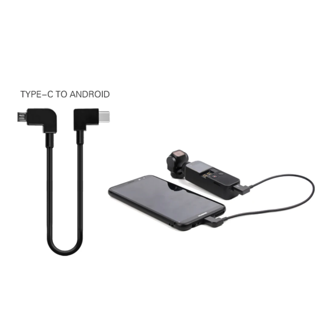 

New Arrival 30cm Gimbal Camera Mobile Phone Data Extension Cable Type-c to Type-c /Micro USB Adapter Cable for DJI Osmo Pocket