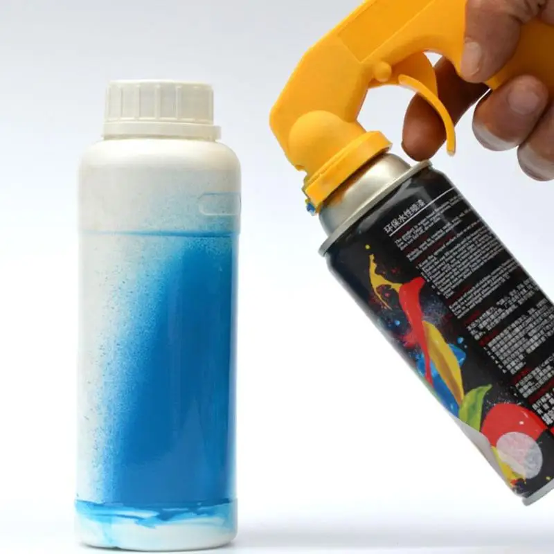 

Spray Gun Handle Paint Care Aerosol Spray Gun Handle with Full Grip Trigger Locking Collar Car Maintenance Spray Adaptor