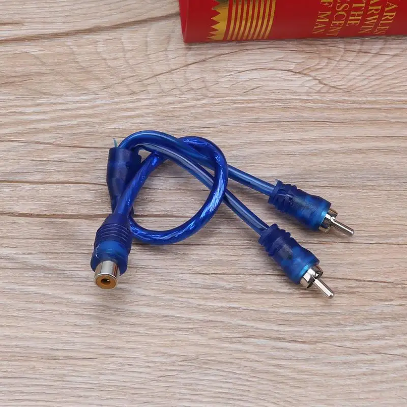 1 шт. 30 см медный + алюминиевый 2 RCA Штекерный к Женский кабель для автомобильного