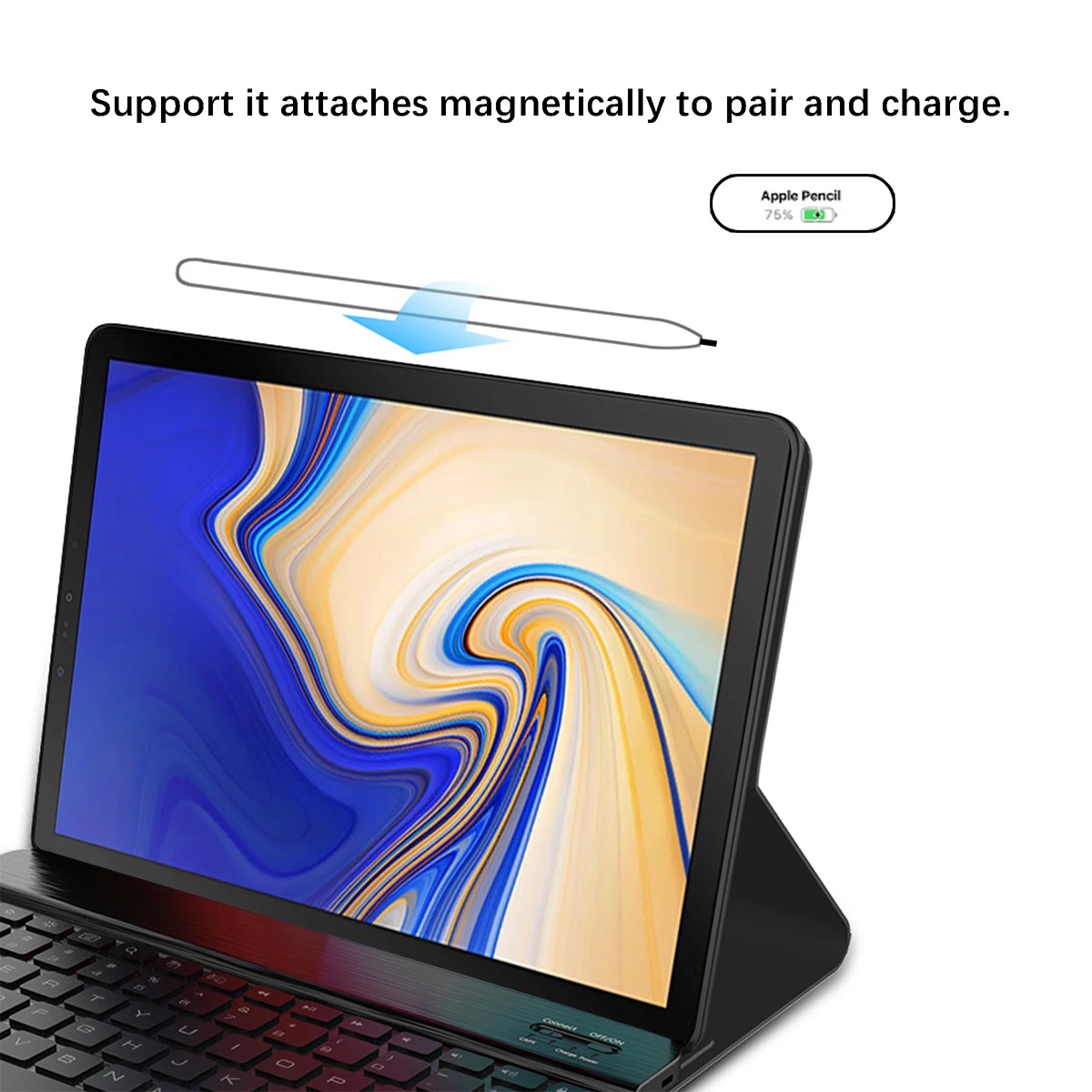 Чехол из искусственной кожи с откидной крышкой и подставкой для Samsung Galaxy Tab S4 10 5 SM