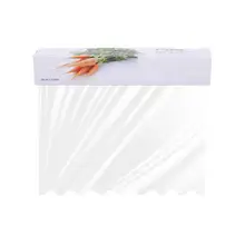 1 рулон одноразовая упаковочная полиэтиленовая пищевая пленка для продуктов в рулоне для сохранения пищи с ползунковый резак для сохранения фруктов и овощей