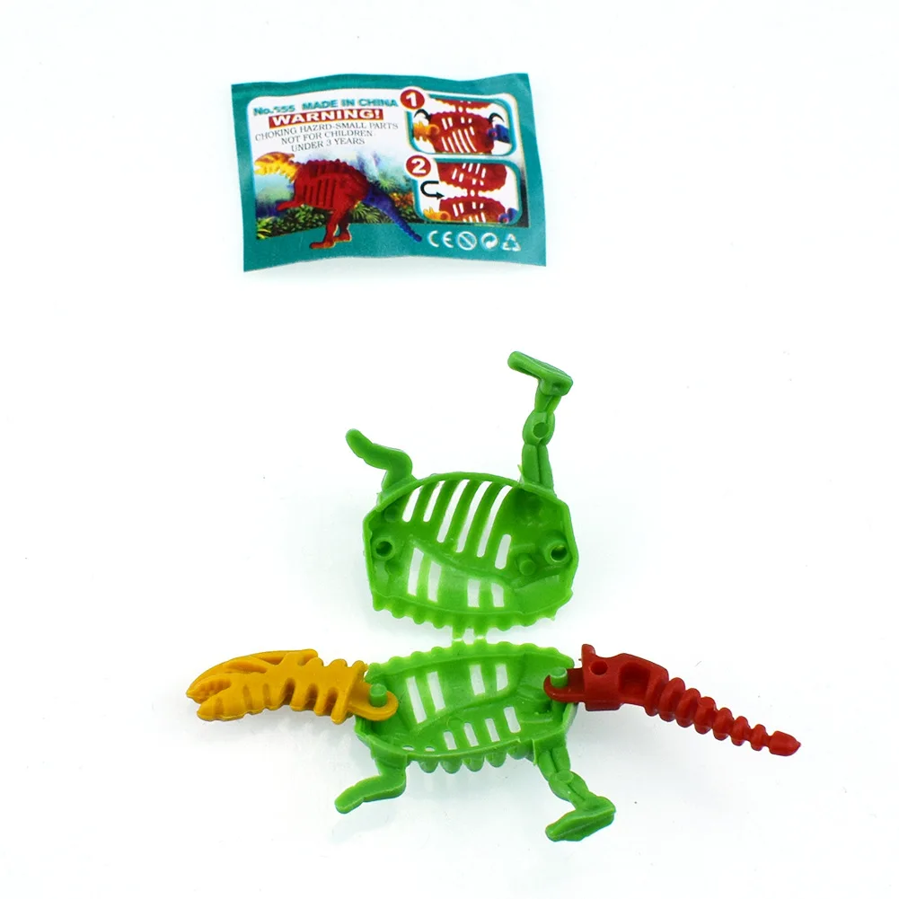 10pcs/lot Mini DIY Assemble Dinosaurs Fossil Animals Model Toys Self-Locking Bricks Toys for Kids Gift