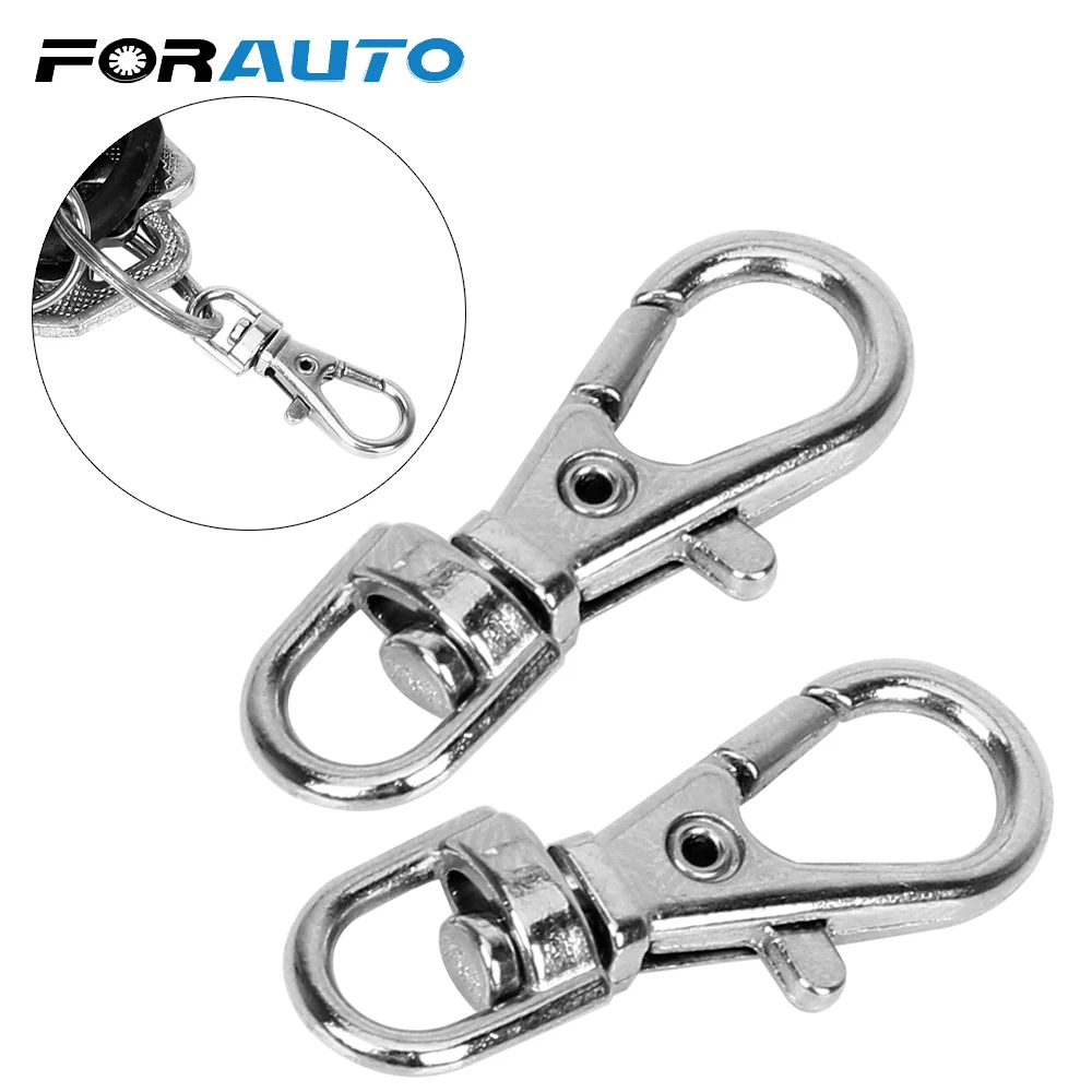 

2 Pieces Car Keychain Fashion Key Chain Car Keyring Zinc Alloy Multi-function Gift For Friend Auto Key Ring Holder Car-styling