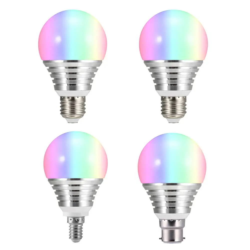 

E27 E26 E14 B22 7W Smart WiFi Bulb RGBW Colorful Support For Alexa Google Voice Control LED Bulb With Alexa And Google Assistat