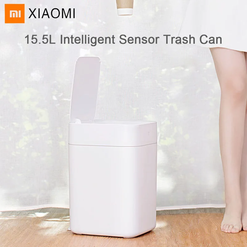 

Xiaomi Mijia T1 Townew T1 Smart Trash Can Intelligent Induction Automatic Motion Sensor Trash Bin 15.5L Large Capacity