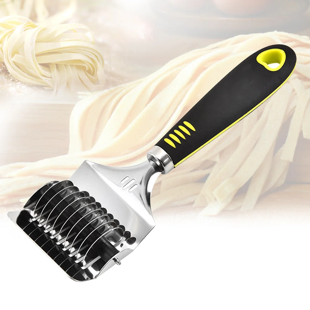 

Stainless Steel Spaghett Noodle Maker Lattice Roller Docker Dough Cutter Tool Kitchen helper DIY Dough cutting Tools