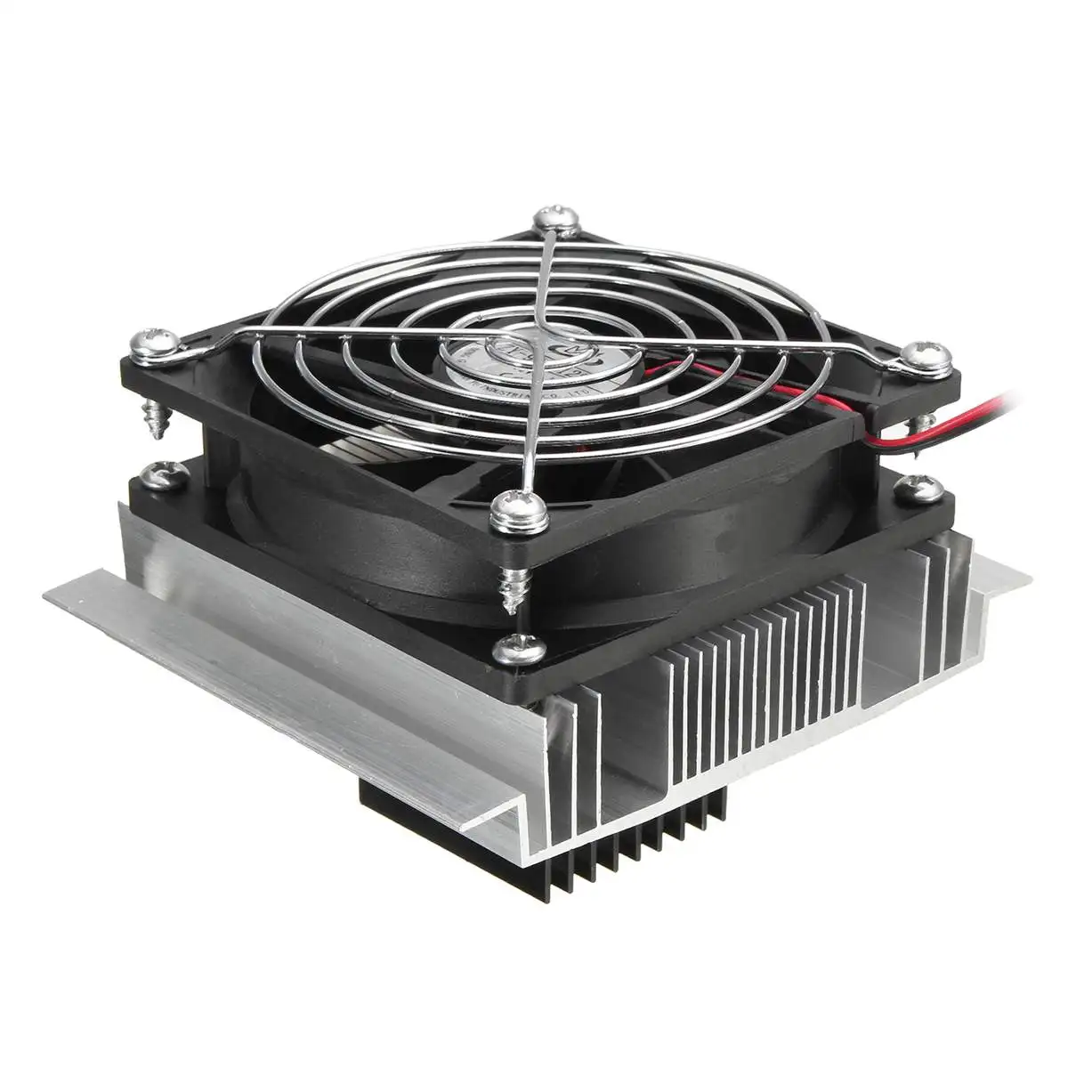 

DC 12V Thermoelectric Peltier Refrigeration Cooling System Semiconductor Air Conditioner Cooler DIY Kit