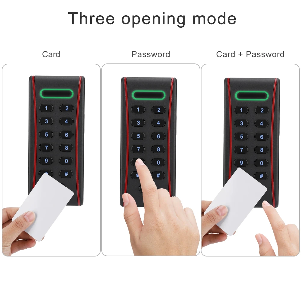 Пароль RFID кард ридер дверь контроль доступа интерфейс Wiegand клавиатура система ID/IC