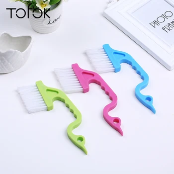 

Tofok Swan Shape 1 pc Cleaning Brush Doors Windows Groove Gap Brush Kitchen Bathroom Brush Household Daily Cleaning Brush Tool