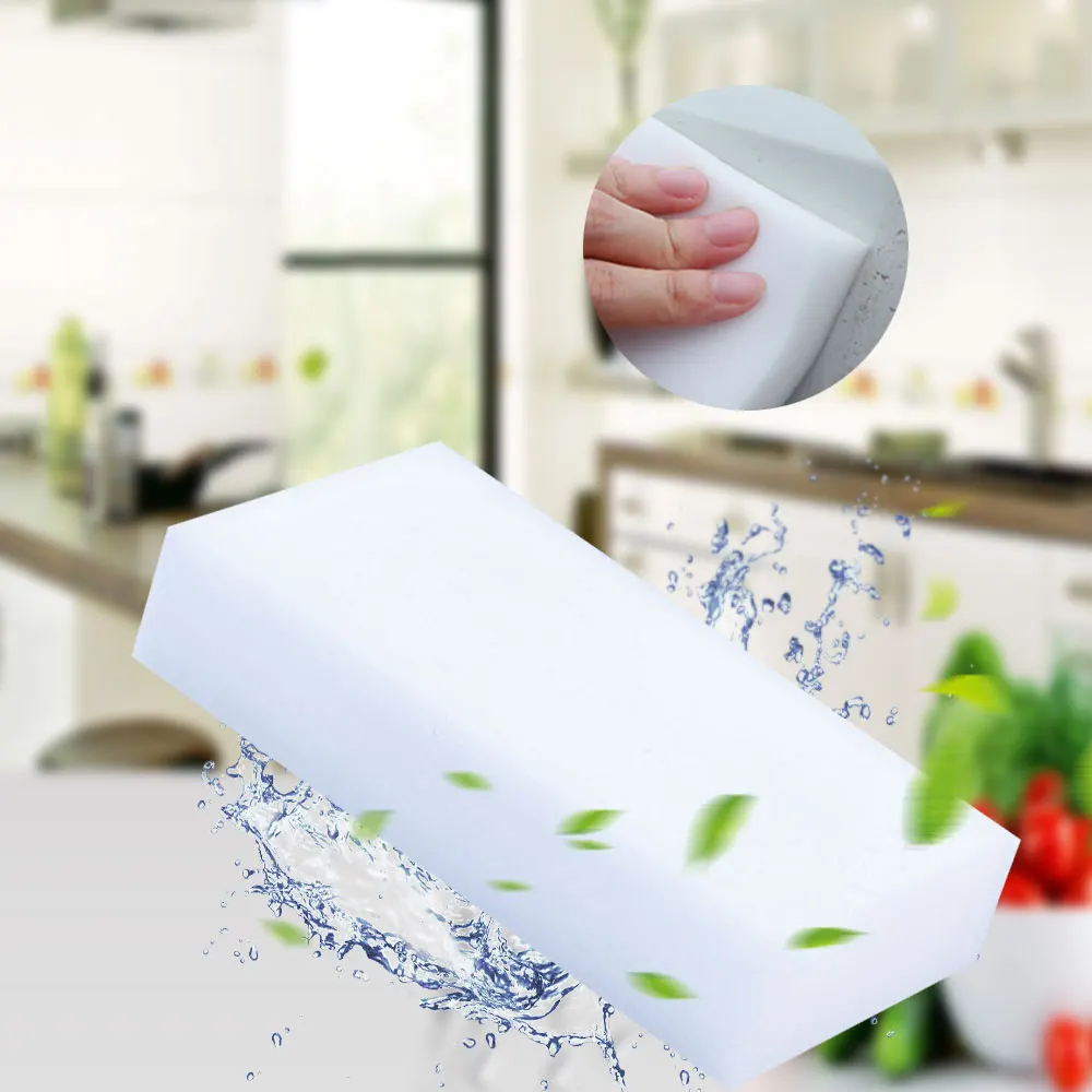 20 шт белая меламиновая губка волшебная губка Ластик нано Меламиновый очиститель для кухня, ванная, офис Чистящая средство для посуды полотенце