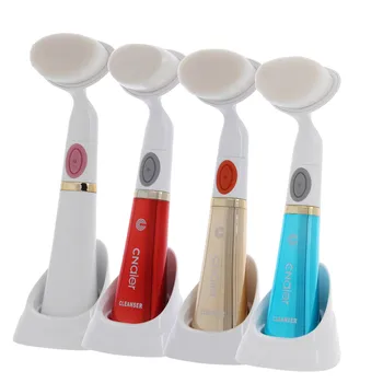 

Electric Facial Cleansing Brush CNAIER Sonic Vibration Rechargeable Mini Portable Beauty Skin Care Face Cleaning Brushes AE-607