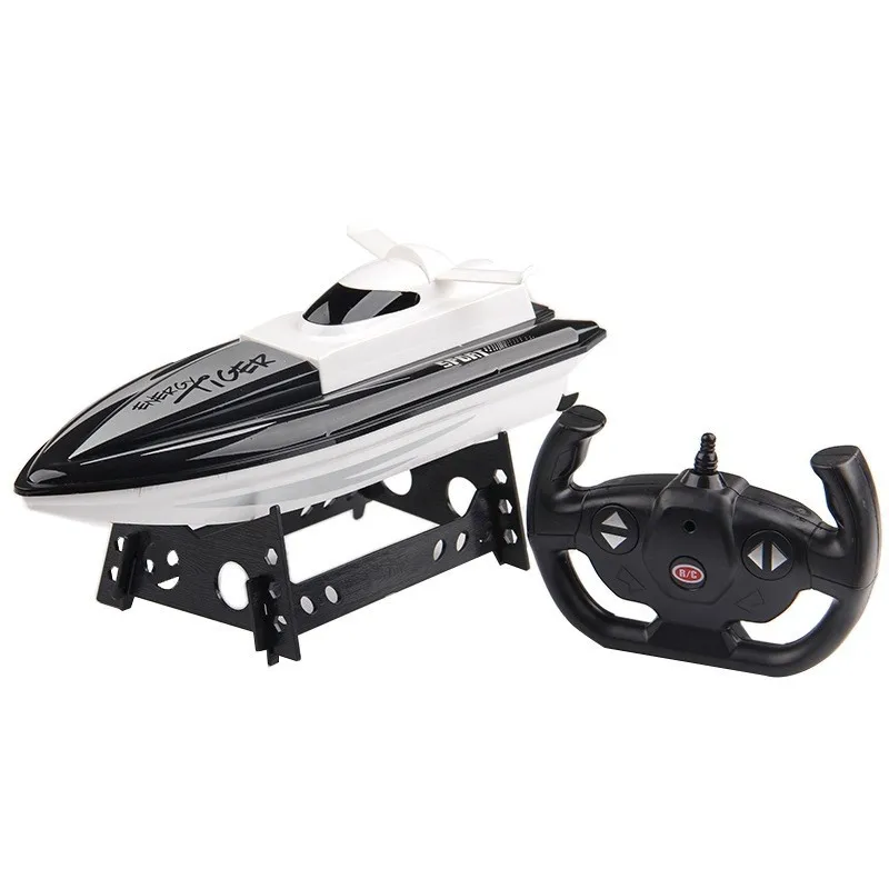 High Speed RC Boat 2.4GHz 4 CH Dual-motor Racing Remote Control Boat Children Toys High-speed Ship Toy For Children Kids Gift
