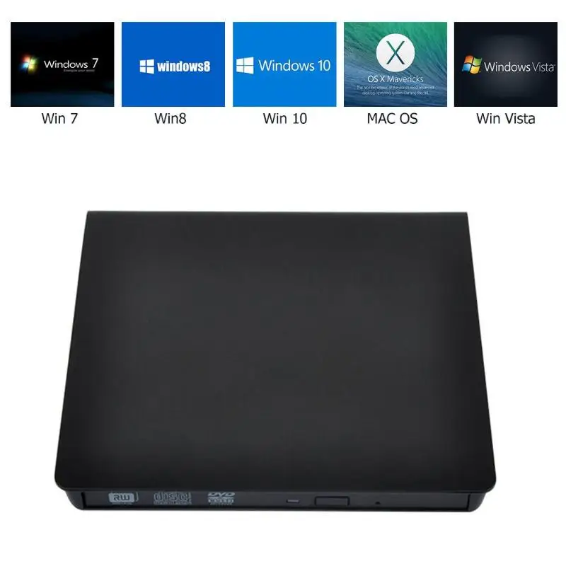 ALLOYSEED USB 3.0 External CD DVD ROM Player Optical Drive DVD Burner Reader Writer for Macbook Pro ALLOYSEED USB 3.0 External CD DVD ROM Player Optical Drive DVD Burner Reader Writer for Macbook Pro