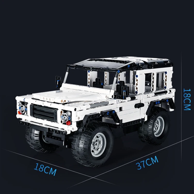 Technic серии 553 шт Defender RC модель внедорожника DIY строительный блок автомобиля