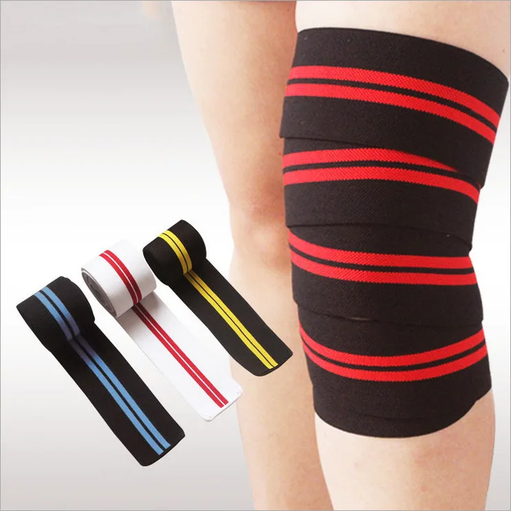 Elastic Knee Protective Sports Bandage Fitness Squat Weightlifting Knee