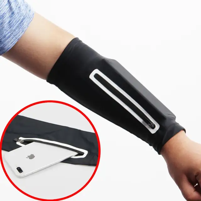US $3.45 Mounchain Unisex Long/Short Arm warmer for Mobile Phone Stretch Arm Bag Running Riding Sunscreen Ar