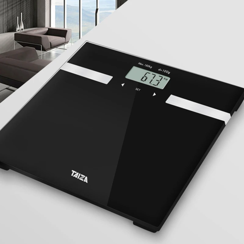 Smart Touch Измерение веса 400Lb/0,1Kg Цифровые весы отслеживать вес тела Bmi жира воды калорий мышечной кости масса ванной комнаты