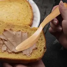 

1PC Knife Style Wooden Butter Knife Marmalade Knife Dinner Knives Tabeware with Thick Handle Kitchen Baking Tools