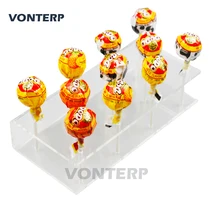 HMROVOOM 11 отверстий прозрачный оргстекло акриловый леденец дисплей стенд/акриловая подставка для леденцов/держатель