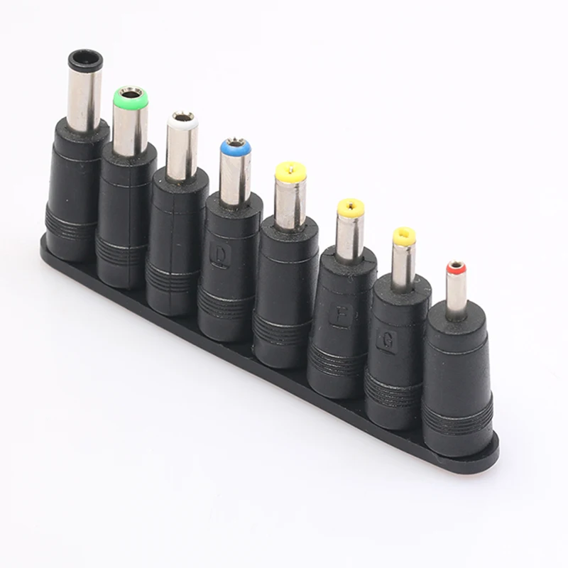 

8Pcs/lot 8 in 1 DC Power Tips Head Plug Universal DC Power Charger Adapter Supply Connector For Laptop PC