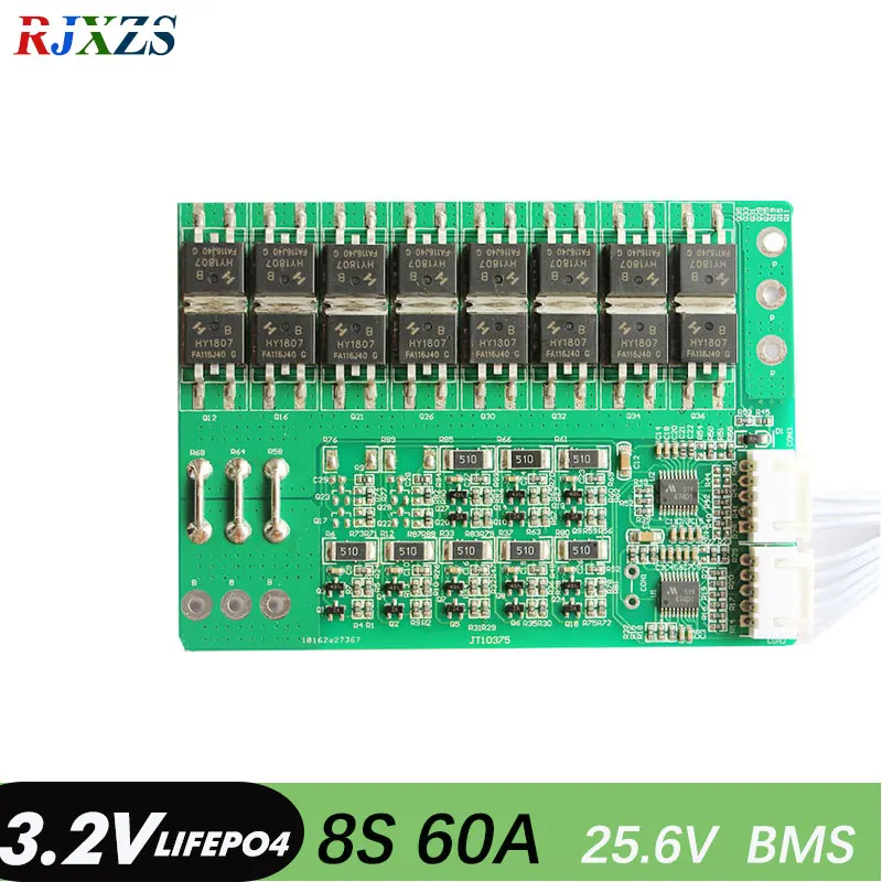 

8S 60A lifepo4 BMS PCM 8s 24V lifepo4 battery protection board bms pcm with balancing for lifepo4 battery cell pack