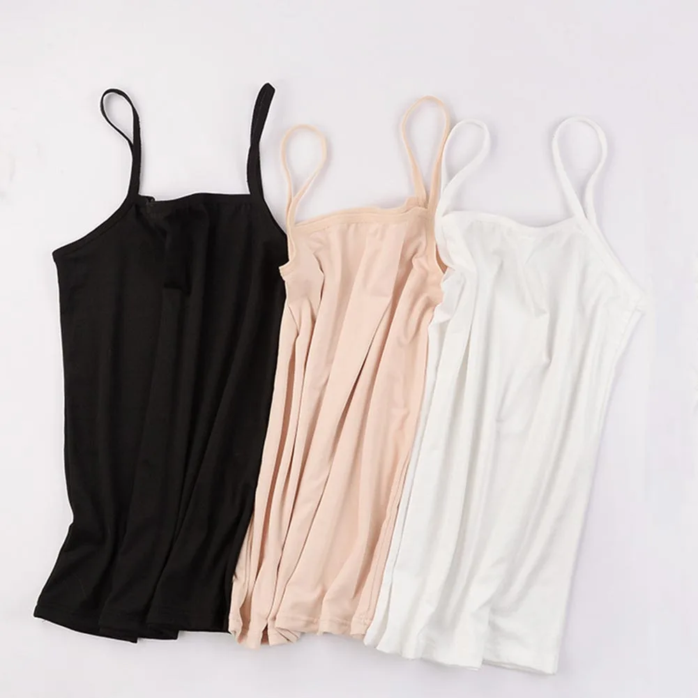 

Summer Tank Top Women Sexy Slim Camisole Spaghetti Strap Cotton Vest Breathable Female Undershirt Camis Tank Tops for Women