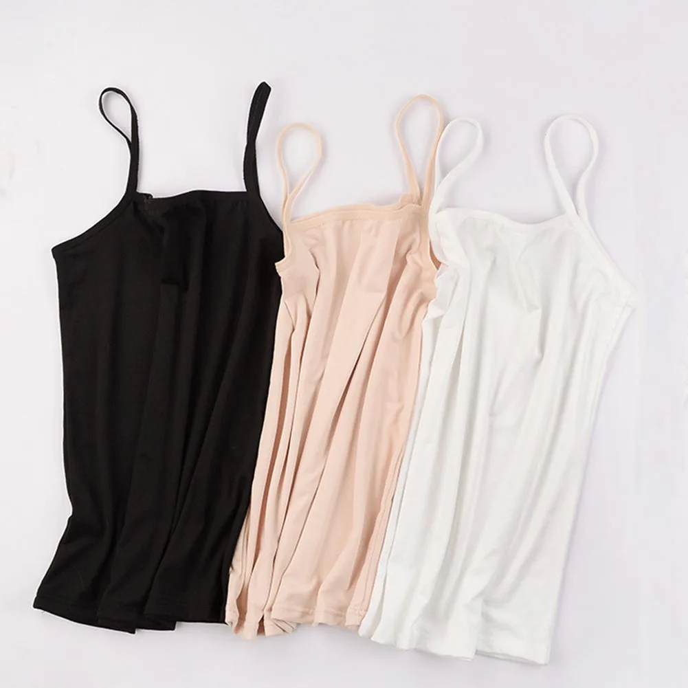 Summer Tank Top Women Sexy Slim Camisole Spaghetti Strap Cotton Vest Breathable Female Undershirt Camis Tank Tops for Women