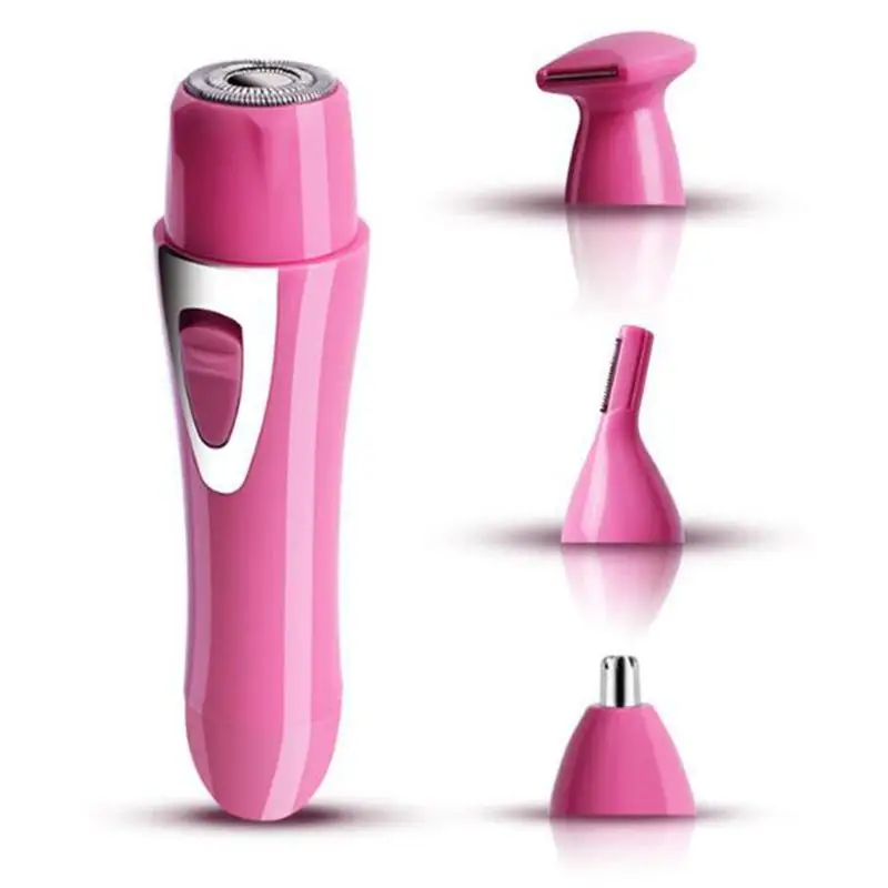

Women's Electric Razors 4 in 1 No pain Mini Shaver Lady shave Use - Waterproof Nose Eyebrow Trimmer Lady shaver for Girls Face