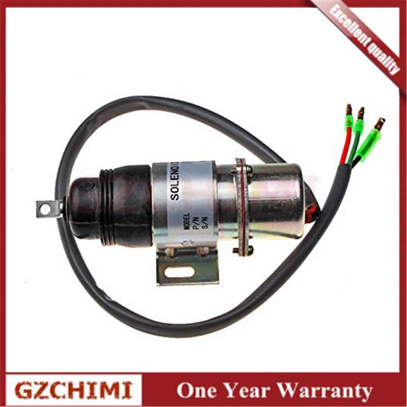 Stop Solenoid 12VDC 8-94453341-0 894453-3411 MV1-58 for Hitachi Isuzu Engine