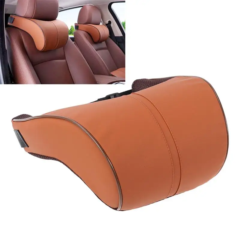 

1 pc Car Neck Pillow Memory Foam Neck Support Cushion Car Headrest Pad Auto Headrest Pillow Car Accessories