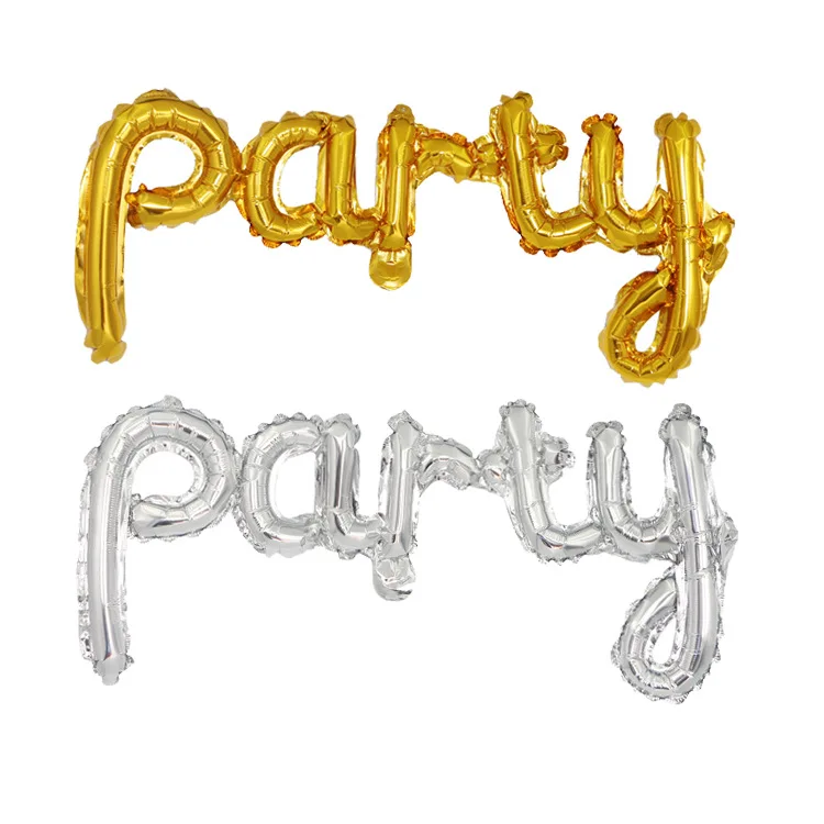 

Ligatures Party Letter Foil Balloon Party Lay Out Decor Anniversary Wedding Valentines Birthday Party Event Supplies Decoration