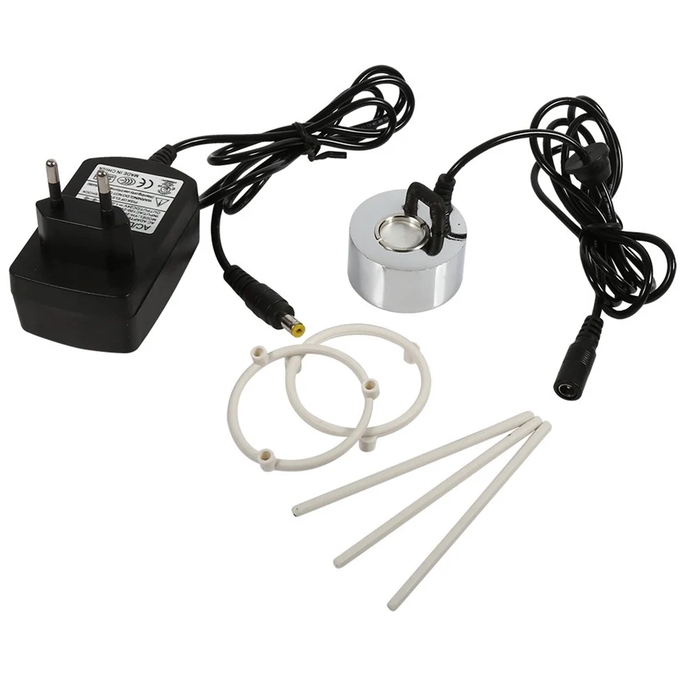 ЕС Plug 24V ультразвуковой тумана Fogger Фонтан воды Пруд Rockery аквариум ваза птичья