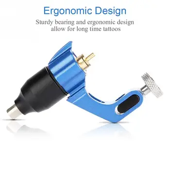 

Adjustable Blue RCA Interface Professional Tattoo Motor Gun Rotary Tattoo Machine for Liner and Shader Body Makeup a