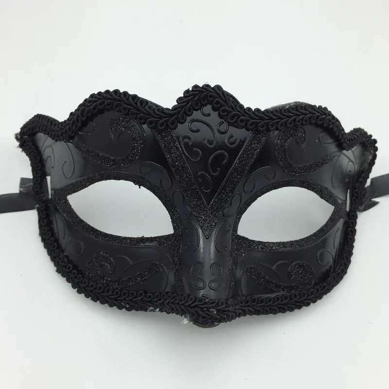 Silver and Black Maquillage Half Eye Mask