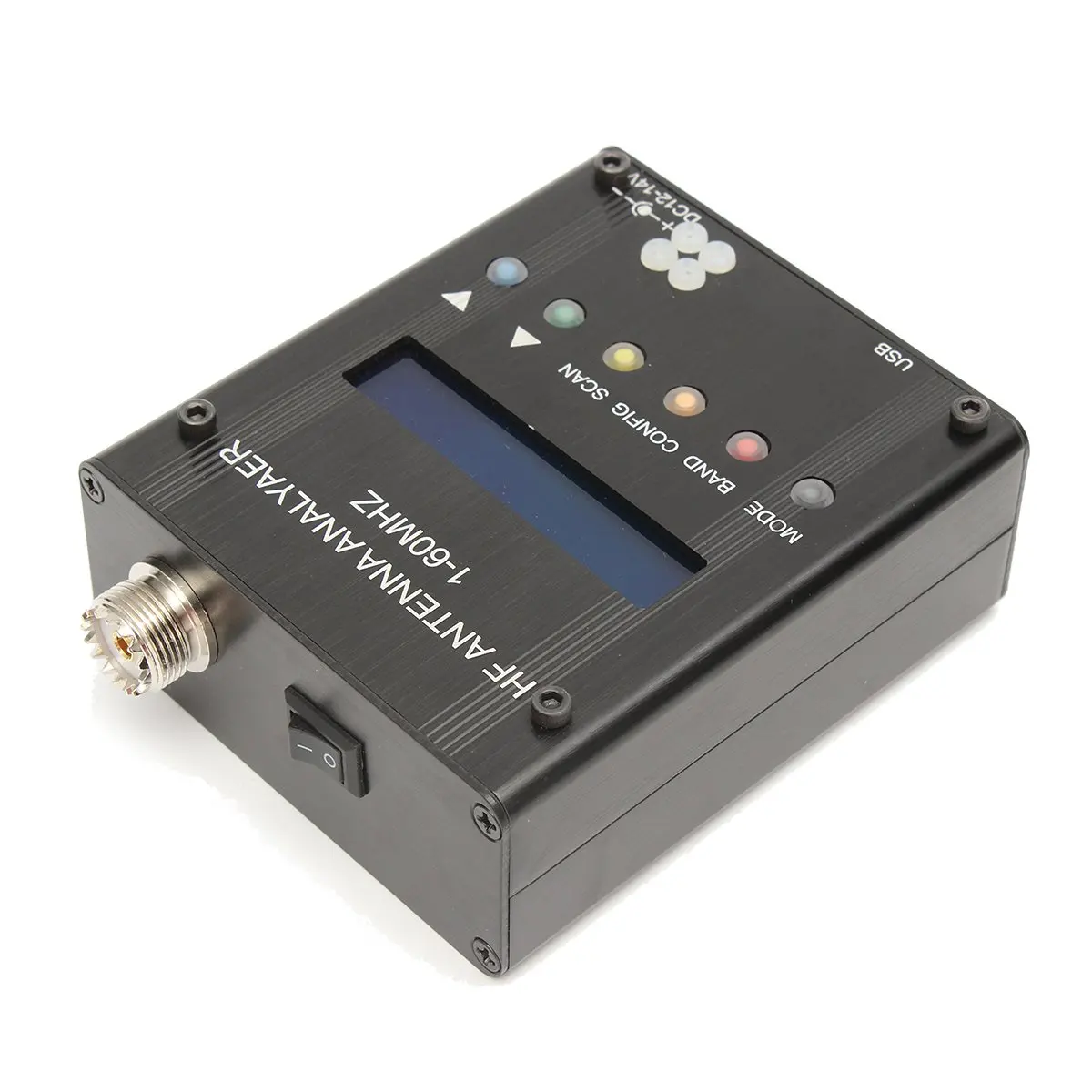 

MR300 Digital Shortwave Antenna Analyzer Meter Tester 1-60M For Ham Radio High Precision Meter Antenna Analyzer Tester