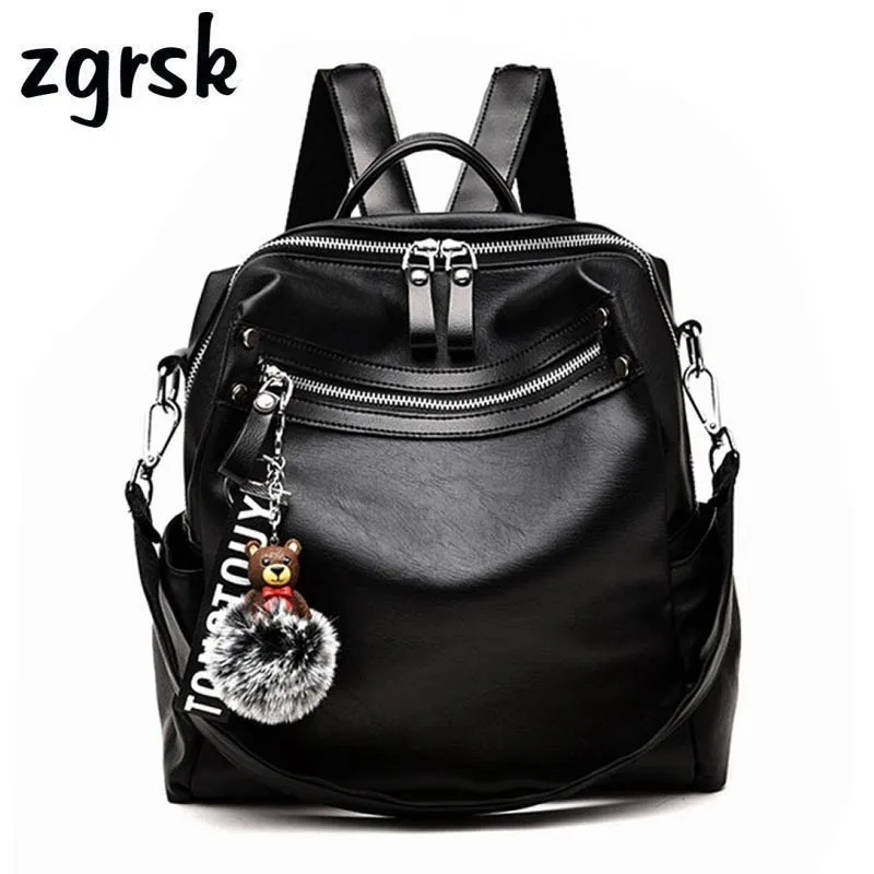 

Women Backpacks Women's Pu Womens Leather Backpacks Female School Backpack Women Single Shoulder Strap Bags For Teenage