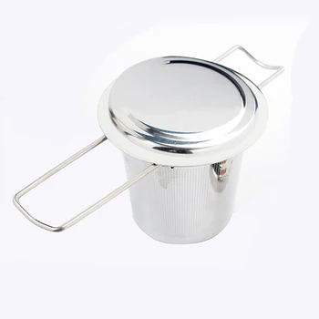

EAS-Mesh Tea Infuser Stainless Steel Filter Extra Fine Mesh Fits Standard Cups Mugs Teapots For Brewing Steeping Loose Tea