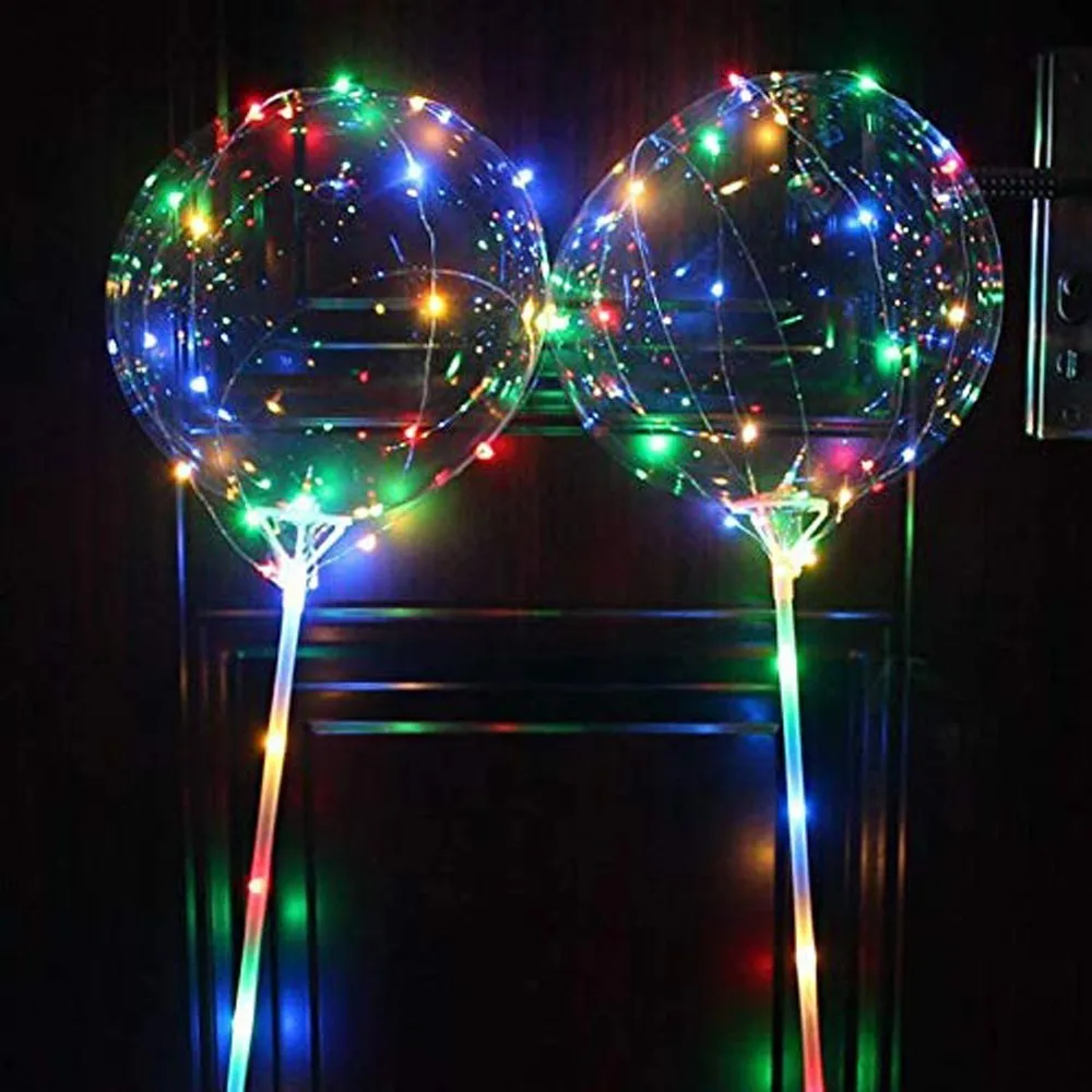 

Reusable Luminous Led Balloon Luminous Transparent Helium Bobo Ballons Wedding Birthday Party Decorations Kids Led Light Balloon