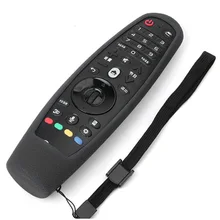Дистанционный чехол для LG tv Series защитный силиконовый чехол, противоскользящий ударопрочный держатель для кожи с ремешком аксессуар для телевизора