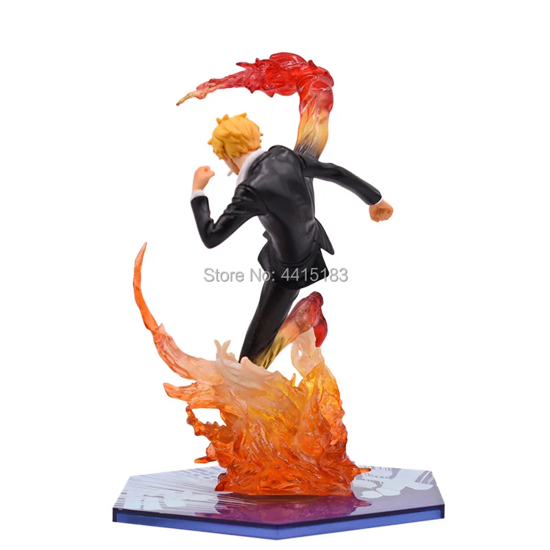 Anime One Piece ZERO Vinsmoke Sanji Battle Ver PVC Action Figure Doll Collectible Model Baby Toy Christmas Gift For Children