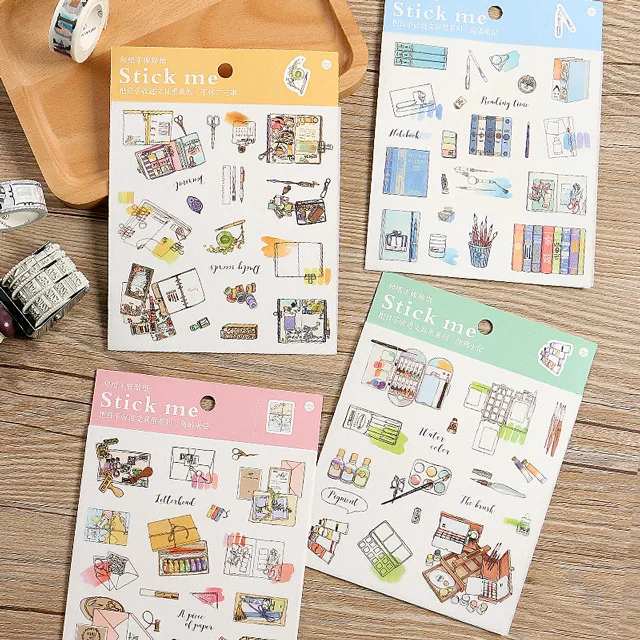 

For Diary Planner Stickers Scrapbooking Stickers Daily Life Sticker Cute Stationery Decorate