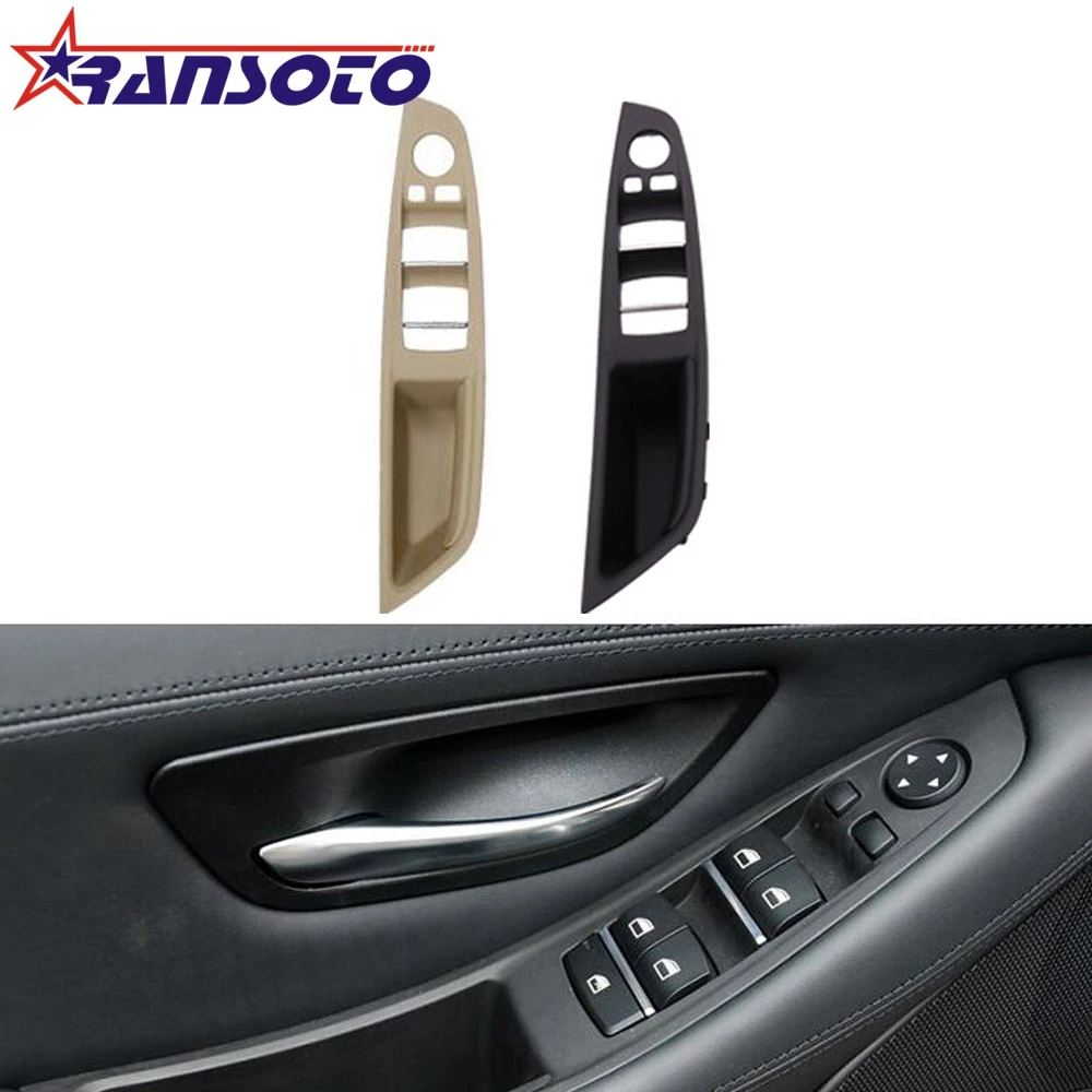 Us 27 5 Ransoto Left Hand Drive Lhd For Bmw 5 Series F10 F11 Beige Black Car Interior Inner Door Handle Panel Pull Trim Cover In Interior Door