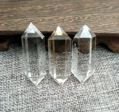 3-7 см натуральная белая флюоритовая, Хрустальная кварцевая кристаллическая каменная точечная лечебная шестиугольная палочка лечебный камень D3