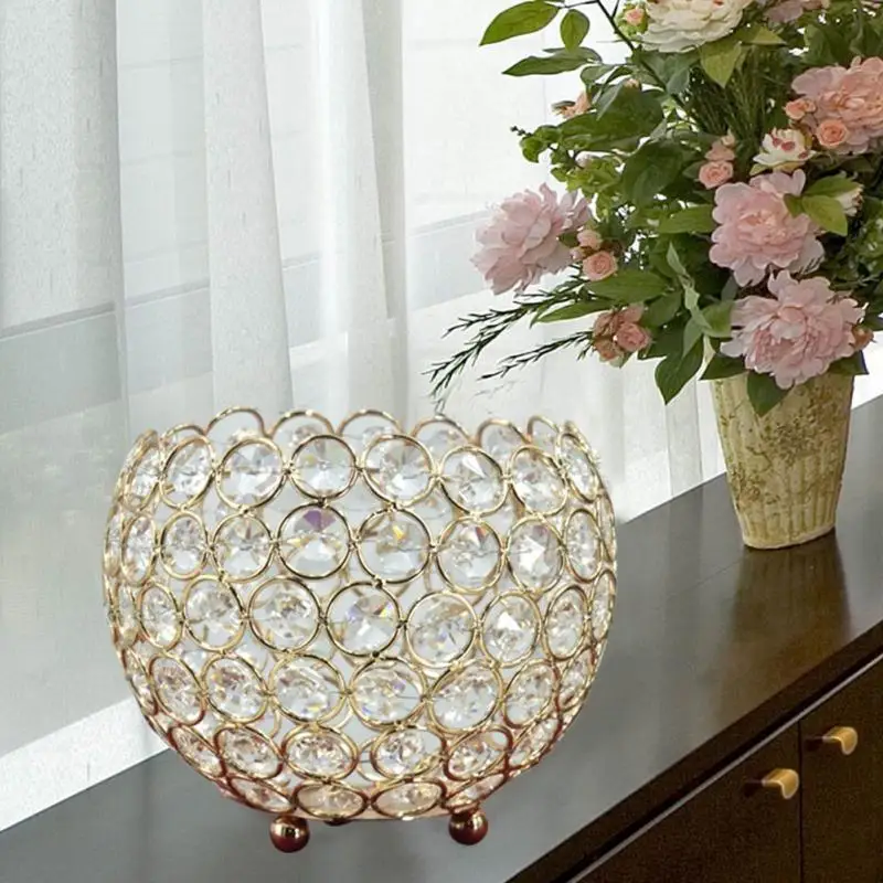 

1PC Candle Holder Candlestick Home Decor Crystal Anniversary Celebration Delicate